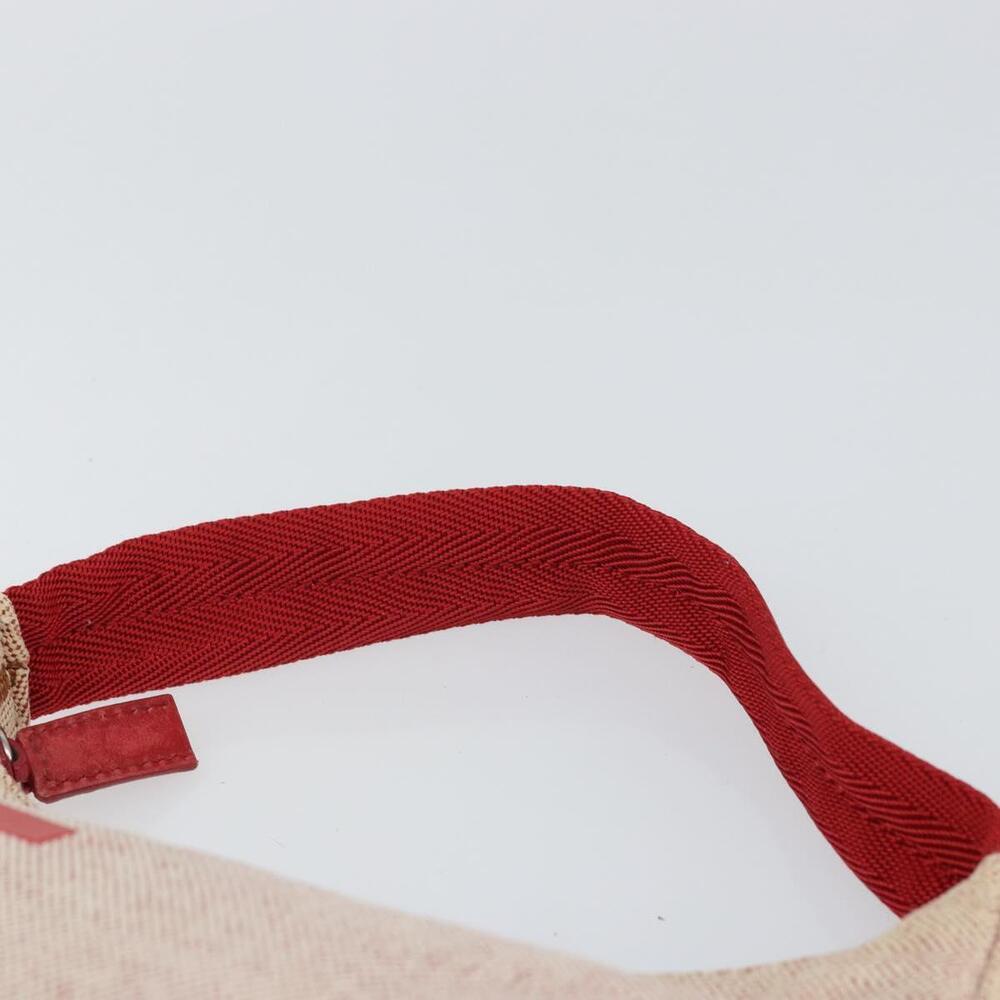 PRADA Sports Hand Bag Canvas Gray Red Auth hk3258 - Picture 8 of 16